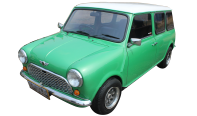 緑の車の画像